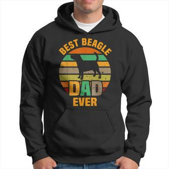 Best Beagle Dad Ever Retro Vintage Dog Lover Gift Gift For Mens Hoodie | Mazezy AU