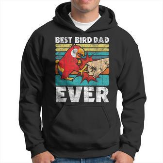 Best Bird Dad Ever Zookeeper Birdwatcher Parrot Lover Hoodie | Mazezy