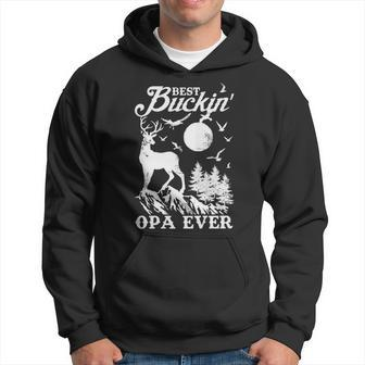 Best Buckin Opa Ever Deer Hunting Fathers Day Gift Gift For Mens Hoodie | Mazezy
