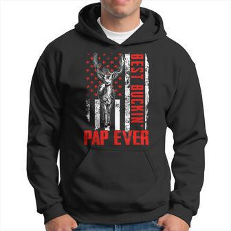 Best Buckin Pap Ever Deer Hunting Fathers Day Gift Hoodie - Seseable