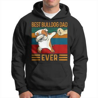 Best Bulldog Dad Ever Father Day Gift Hoodie - Seseable