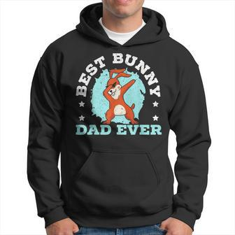 Best Bunny Dad Ever Rabbit Lover Fathers Day Daddy Gift For Mens Hoodie - Seseable