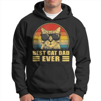 Best Cat Dad Ever Bump Fit Fathers Day Gift Daddy For Men Hoodie | Mazezy