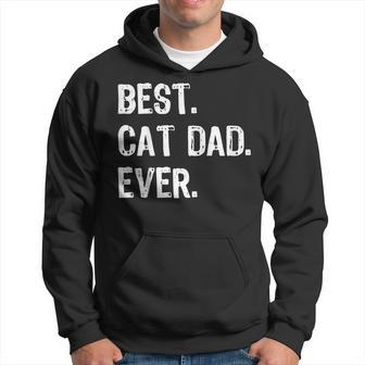 Best Cat Dad Ever Gift Fathers Day Hoodie | Mazezy