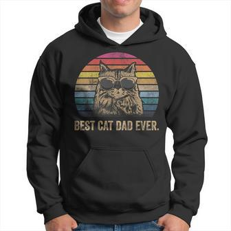 Best Cat Dad Ever Papa Birthday Fathers Day Gift Hoodie | Mazezy