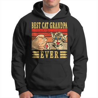 Best Cat Grandpa Ever Katzen Opa Vatertag Geburtstag Katze Hoodie - Seseable