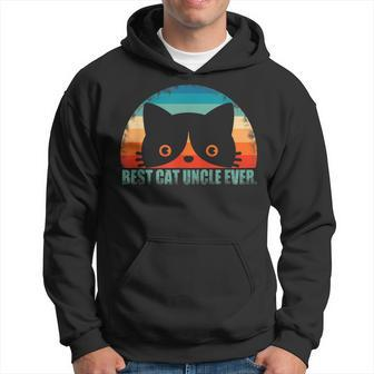 Best Cat Uncle Ever Cat Dad Fathers Day Gift Gift For Mens Hoodie | Mazezy