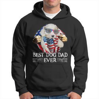 Best Cavachon Dad Ever American Flag Gifts For Men Hoodie - Seseable