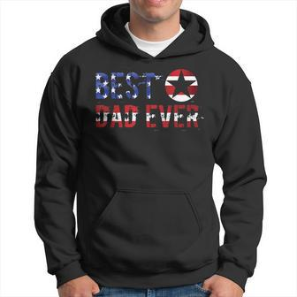 Best Dad Ever Patriotic Stars And Stripes Gift For Mens Hoodie