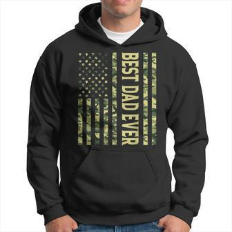 Best Dad Ever Us American Flag Funny Grandpa Fathers Day Gift For Mens Hoodie - Seseable