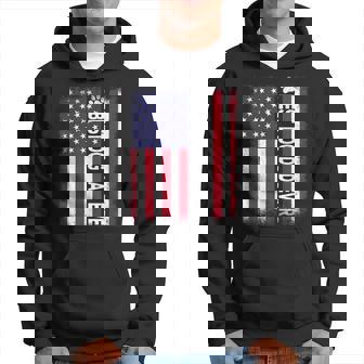 Best Dog Dad Ever American Flag Funny Daddy Father Dog Lover Hoodie - Seseable