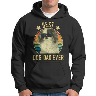 Best Dog Dad Ever Japanese Chin Fathers Day Gift Gift For Mens Hoodie | Mazezy