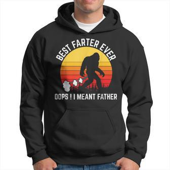 Best Farter Ever Bigfoot Dad Funny Sasquatch Fathers Day Hoodie | Mazezy