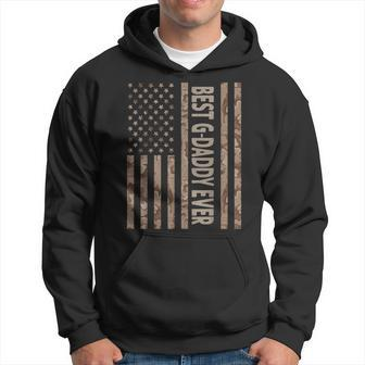 Best Gdaddy Ever Us American Flag Funny Grandpa Fathers Day Gift For Mens Hoodie - Seseable