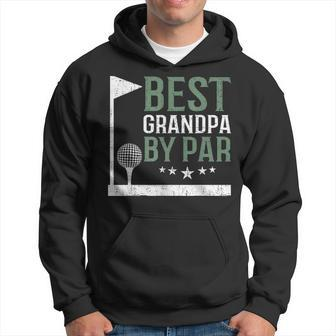 Best Grandpa By Par Golf Lover Fathers Day Funny Dad Gift V2 Hoodie - Seseable