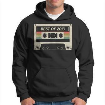 Best Of 2013 10Th Birthday Gifts Cassette Tape 10 Year Old Men Hoodie Graphic Print Hooded Sweatshirt - Seseable