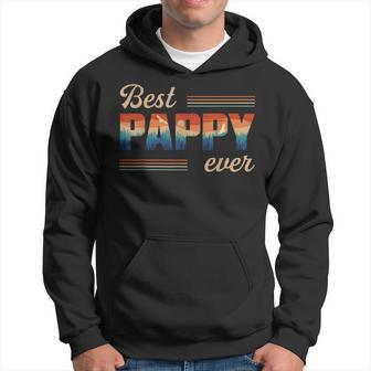 Best Pappy Ever Men Retro Vintage Decoration Grandpa Hoodie - Seseable