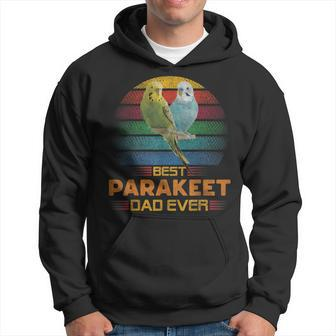 Best Parakeet Dad Ever Vintage Cute Bird Lover Fathers Day Hoodie - Seseable