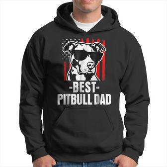 Best Pitbull Dad  Mens Funny American Pit Bull Gift For Mens Hoodie