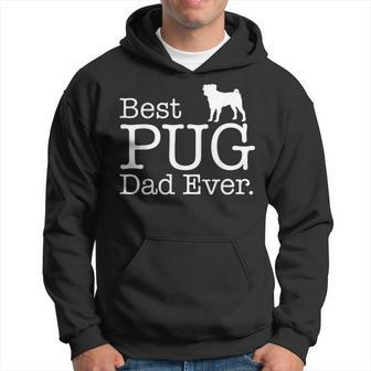 Best Pug Dad Ever T  Funny Pet Kitten Animal Parenting Hoodie