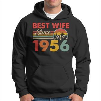 Best Wife Since 1956 Epic Matching 67Th Wedding Anniversary Men Hoodie Graphic Print Hooded Sweatshirt - Thegiftio UK