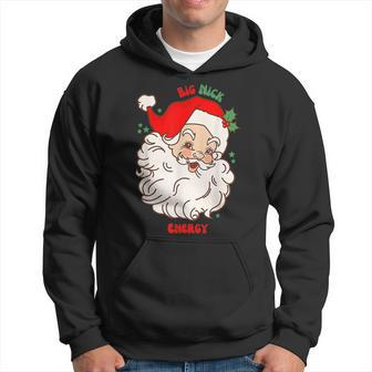 Big Nick Energy Funny Vintage Christmas Santa V2 Men Hoodie Graphic Print Hooded Sweatshirt - Seseable