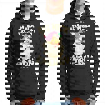 Big Nick Energy Vintage Pink Santa Claus Christmas Design V2 Men Hoodie Graphic Print Hooded Sweatshirt - Seseable