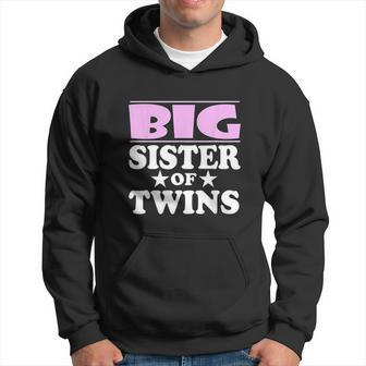 Big Sister Of Twins Announcement Men Hoodie - Thegiftio UK