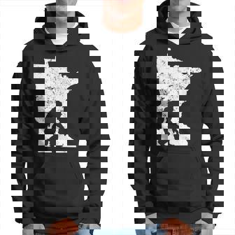 Bigfoot Sasquatch Sighted In State Of Minnesota Men Hoodie Graphic Print Hooded Sweatshirt - Seseable