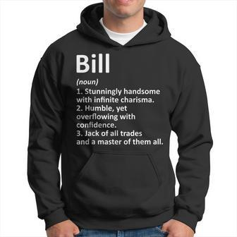 Bill Definition Personalized Name Funny Birthday Gift Idea Men Hoodie Graphic Print Hooded Sweatshirt - Thegiftio UK