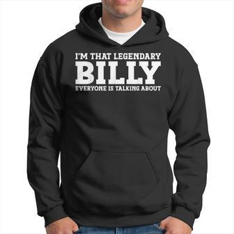 Billy Personal Name First Name Funny Billy Hoodie | Mazezy