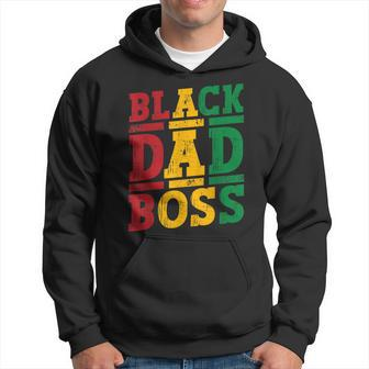 Black Dad Melanin Black History Month Fathers Day Hoodie - Thegiftio UK