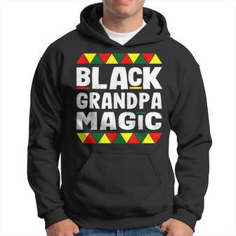 Black Grandpa Magic Black History Month Africa Pride Hoodie | Mazezy