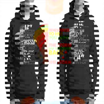 Black History African Queen Woman Afro I Am The Storm Hoodie - Seseable