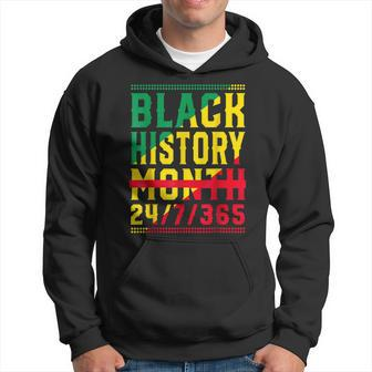 Black History Month 247365 Pride Afro African American Hoodie - Seseable
