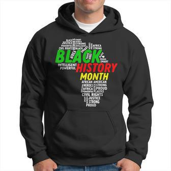 Black History Month African Map African American Roots Pride V2 Hoodie - Seseable