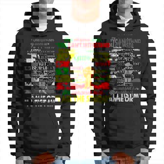 Black History Month Afro I Am The Storm African Pride Woman Hoodie - Seseable