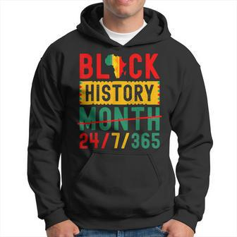 Black History Month One Month Cant Hold Our History 24-7-365 Hoodie - Thegiftio