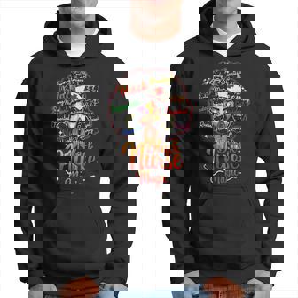 Black Nurse Black History Queen Melanin Afro African Pride Hoodie - Seseable