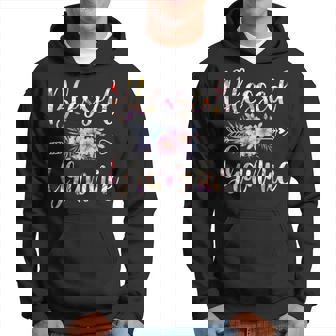 Blessed Grannie Mothers Day Floral Funny Hoodie | Seseable CA