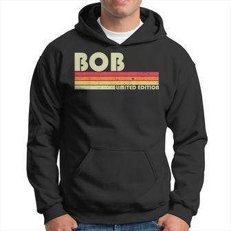 Bob Gift Name Personalized Funny Retro Vintage Birthday Hoodie - Seseable