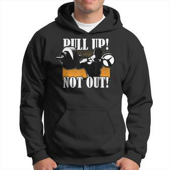 Bodybuilding Pull Up Not Out Workout For Personal Trainer Men Hoodie Graphic Print Hooded Sweatshirt - Seseable