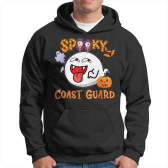 Boo Halloween Costume Spooky Coast Guard Hoodie - Seseable