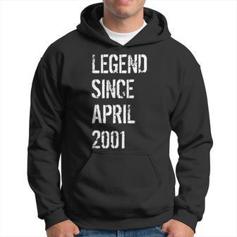 Born In April 2001 Birthday Gift 18 Year Old Gift Hoodie | Mazezy