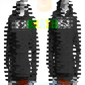 Brazil Football Fans Flag Brazil Jersey National Pride Men Hoodie Graphic Print Hooded Sweatshirt - Thegiftio