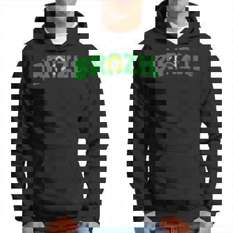 Brazil Soccer Football Brazilian Brazil National Pride V2 Men Hoodie Graphic Print Hooded Sweatshirt - Thegiftio