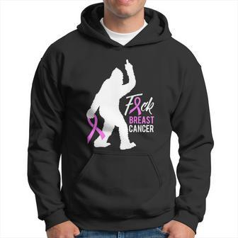 Breast Cancer Awareness Bigfoot Fight Breast Cancer Hoodie - Monsterry