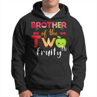 Brother Of The Twotti Frutti 2Nd Birthday Party Fruit Themed Hoodie | Mazezy
