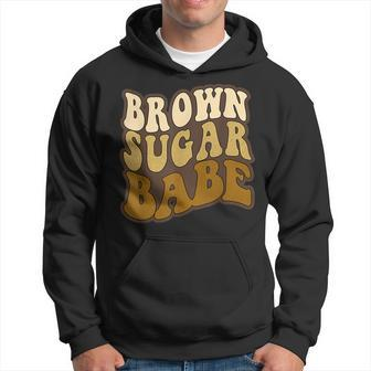 Brown Sugar Babe Proud African American Black History Month Men Hoodie Graphic Print Hooded Sweatshirt - Thegiftio UK