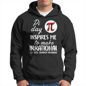 Buffalo Plaid Pi Symbol Pi Day Inspires Me Math Lover Gifts V3 Hoodie - Seseable